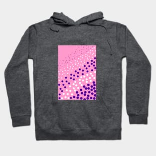 Cheerful Dots - Pink and Purple | Polka Dots Hoodie